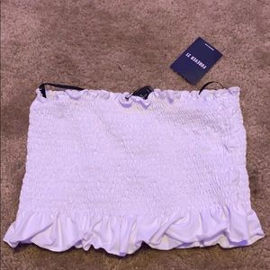 White tube top